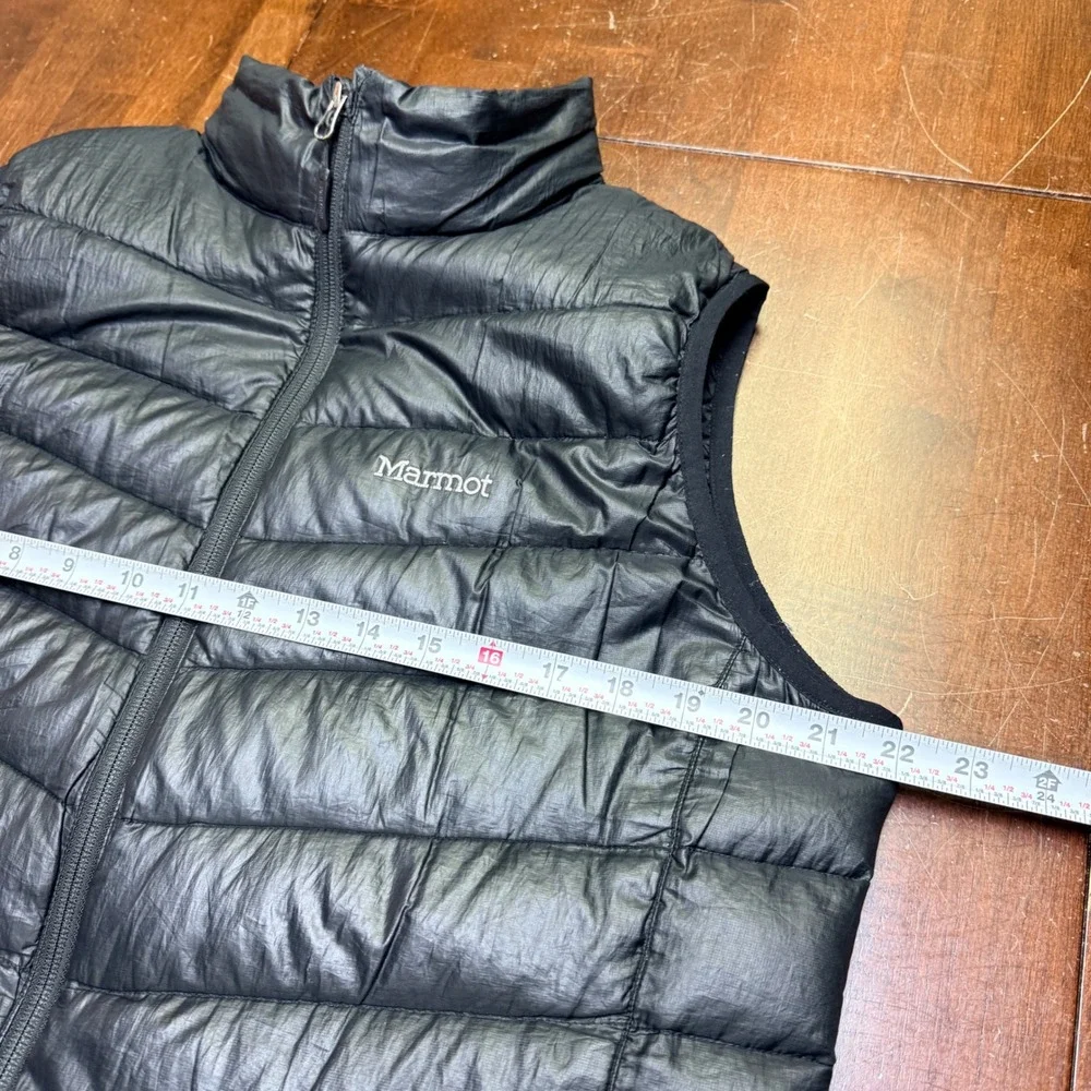 Marmot 800 Fill Down Puffer Vest Black‎ XL Womens Lightweight Insulated Outdoor